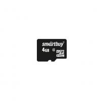 Smartbuy Smart Buy MicroSDHC с адаптером SD microSDHC, 4Гб, Class 4