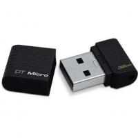 Kingston DataTraveler Micro DTMCK 32Гб, Черный, пластик, USB 2.0