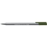 Staedtler Ручка капиллярная "Triplus 334", 0,3 мм, зеленый оливковый цвет