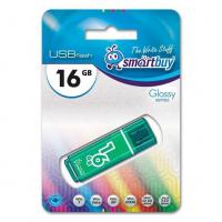 Smartbuy Glossy 16Гб, Зеленый, пластик, USB 2.0