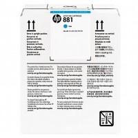 HP Картридж Hewlett Packard (HP) "881 5L Cyan Latex Ink Cartridge CR331A", голубой