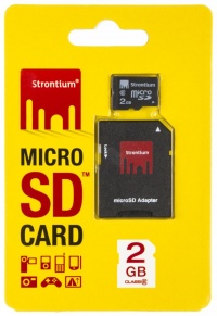 Strontium microSD 2Gb Class 6 + adapter