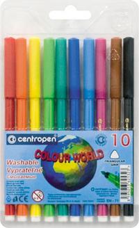 Centropen Фломастеры "Colour World", 10 цветов