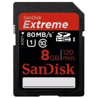 Sandisk SD 8GB SDHC Class 10 UHS-I Extreme