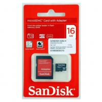 Sandisk SDSDQM-016G-B35A microSDHC, 16Гб, Class 4