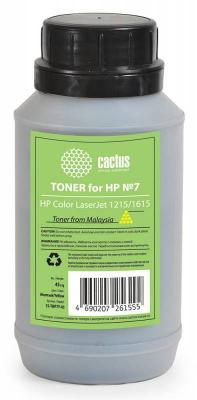 Cactus Тонер для принтера CS-THP7Y-45 желтый (флакон 45гр) HP Color LaserJet 1215/1615