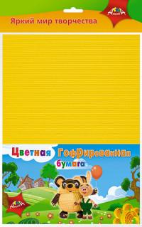 АппликА Цветная гофрированная бумага "Веселые друзья", А4, 8 листов