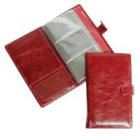 InFolio Визитница настольная "Grand", 3 кармана, на 72 визитки, красная