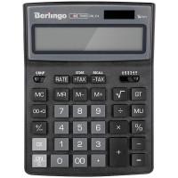 Berlingo Калькулятор настольный "City Style", 14 разрядов, 205x155x28 мм, черный/серый