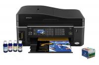 Epson МФУ  Stylus Office TX600FW с перезаправляемыми картриджами