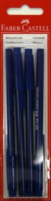 Faber-Castell Ручки шариковые &quot;034-F&quot;, 4 штуки, синие