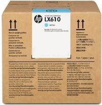 HP LX610 3-liter Light Cyan Latex Ink Cartridge