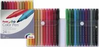 Pentel Фломастеры Color Pen, 24 цвета