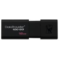 Kingston 16GB DataTraveler 100 (DT100G3/16GB) USB 3.0 Черный