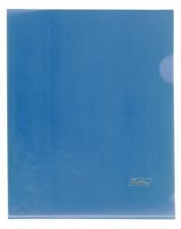Hatber Папка-уголок, А5, 180 мкм, синяя