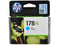 HP Картридж CB323HE №178XL для Photosmart C5383 C6383 B8553 D5463 голубой увеличенный