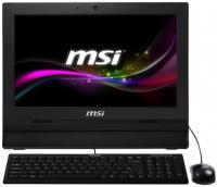 MSI Моноблок AP1622ET-035RU 1366 x 768 Touch screen Intel Celeron-1037U 4Gb 500Gb Intel HD Graphics 64 Мб Windows 10 Home черный 9S6-A61511-035 9S6-A61511-035
