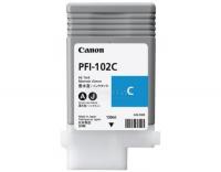 Canon Картридж PFI-102 C для IPF-500 600 700 120 стр. Голубой 0896B001