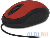 CBR Мышь проводная CM 102 красный чёрный USB