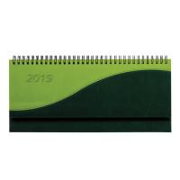 BRAUBERG Планинг настольный датированный на 2019 год "Bond", 305x140 мм, 60 листов, цвет обложки зеленый, салатовый