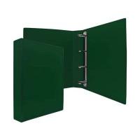 PANTA PLAST Папка-файл на 4-х кольцах, зеленая, корешок 50 мм, диаметр колец 35 мм