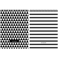 Artspace Блокнот на гребне "Узоры. BW Pattern", А5, 60 листов