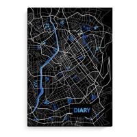Феникс + Ежедневник недатированный "Diary. Карта", 80 листов