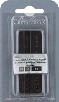 Cretacolor Набор графитовых брусков, 3 штуки