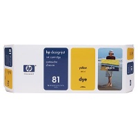 HP 81 680-ml Yellow Dye Ink Cartridge