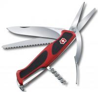 Victorinox Нож перочинный RangerGrip 71 Gardener 0.9713.C 130мм 7 функций красно-чёрный