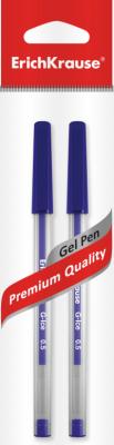 ErichKrause Ручки гелевые "G-ICE", 0,5 мм, 2 штуки, синие