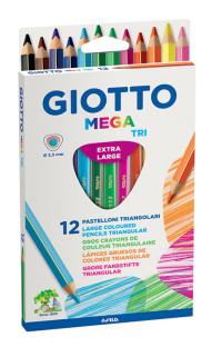 FILA-GIOTTO Карандаши цветные "Mega-Tri", 12 цветов