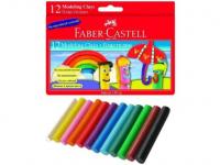 Пластилин для детского творчества Faber Castell 12 цветов 130г 120003