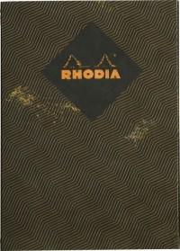 Rhodia Блокнот "Heritage Chevrons", чёрный, А5, клетка, 32 л