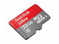 Sandisk Карта памяти Micro SDHC 32Gb Class 10 SDSQUNC-032G-GN6IA + адаптер