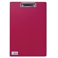 BRAUBERG Доска-планшет "Brauberg. Comfort" с верхним прижимом, А4, 23x35 см, цвет бордовый