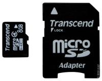 Transcend MicroSDHC 8Gb с адаптером SD