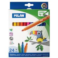 Milan Фломастеры "Cone-tipped", 24 цвета