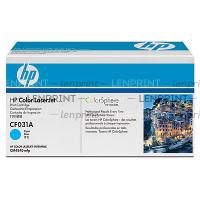 HP CF031A картридж голубой, № 646a