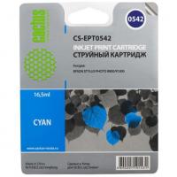 Cactus CS-EPT0542 Картридж струйный, Голубой, Стандартная, нет