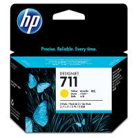 HP 711 (CZ136A) Yellow 3 шт