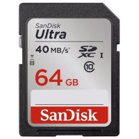 Sandisk SecureDigital 64Gb  Ultra SDHC class 10 UHS-I (SDSDUN-064G-G46)