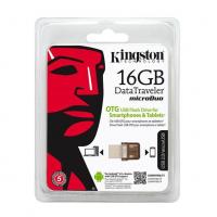 Kingston DataTraveler microDuo 3.0 16Гб, Коричневый, металл, USB 2.0/microUSB
