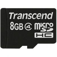 Transcend 8GB microSDHC microSDHC, 8Гб, Class 4