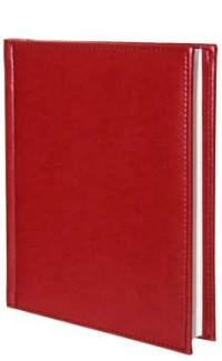 Planograf Ежедневник полудатированный "Sorrento", А5, 192 листа, красный