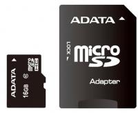 ADATA microSDHC 16Gb Class 10 + adapter