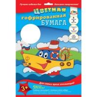 АппликА Бумага цветная гофрированная "Ассорти", 8 листов, 8 цветов