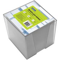 OfficeSpace Блок для записи, 9x9x9 см, пластиковый бокс, белый, 1000 листов