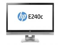 HP Монитор 23.8&amp;quot; EliteDisplay E240c серебристый черный IPS 1920x1080 250 cd/m^2 7 ms DisplayPort VGA HDMI Аудио USB M1P00AA