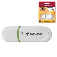 Transcend Флэш-диск USB "JetFlash 330", 4 GB, белый с зеленым